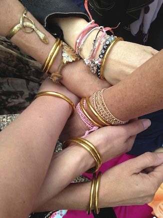 1 Goldleaf mantra armband; STANDAARD DIKTE - Afbeelding 2